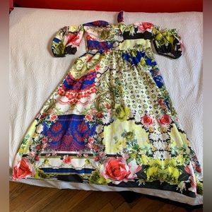 ASOS Multicolor Floral Patchwork Dress